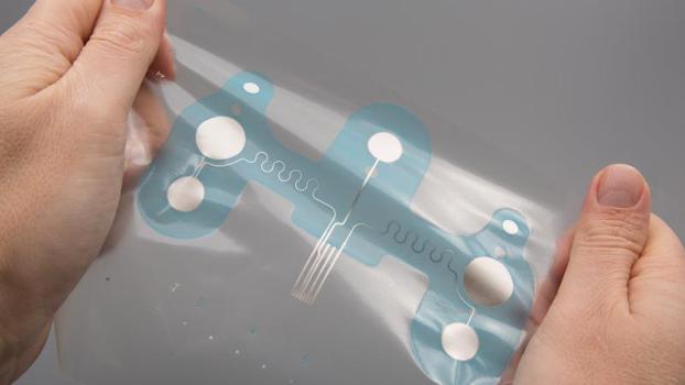 Stretchable and flexible printed electronics (Source: Holst Centre)