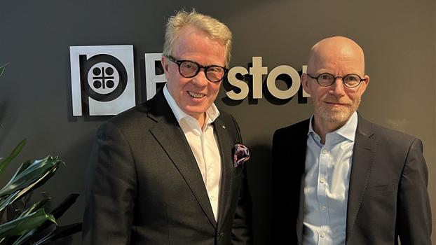 Ib Jensen (right) takes over from Jan Secher (left) as new CEO (Source: Perstorp)