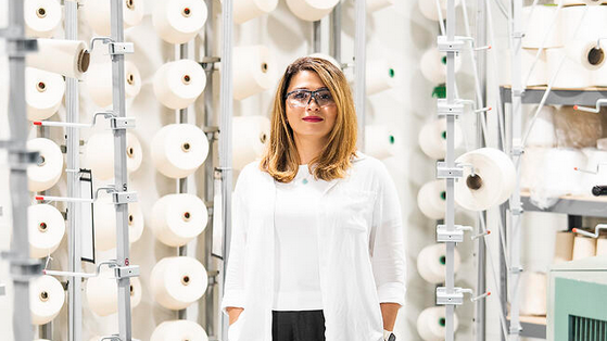 Shokoofeh Ghasemi, fabric R&D manager (Source: NFW)