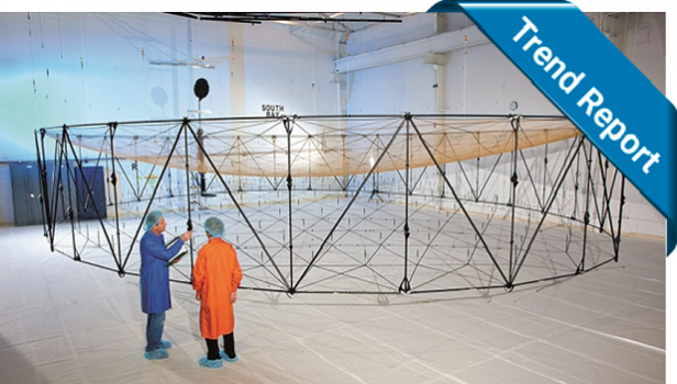 Astro Aerospace is working on an AstroMesh reflector for the Alphasat communications satellite from Astrium 
